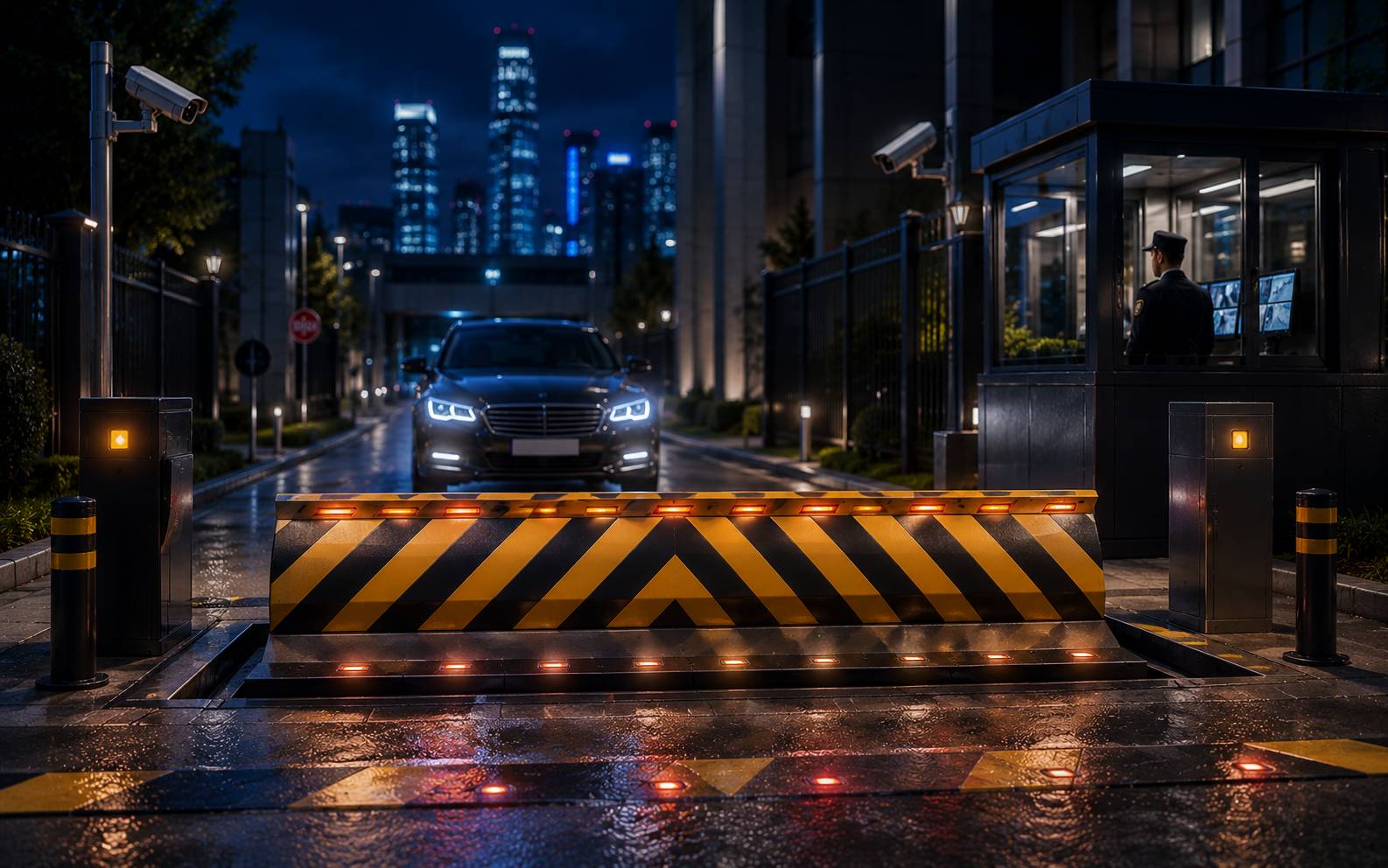 Road blocker yüksek güvenlikli araç engelleme sistemi