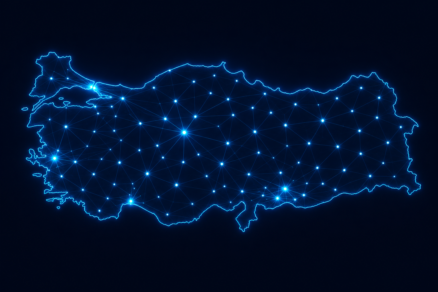 Türkiye hizmet ağı haritası